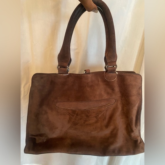Handbags - NEW Beautiful Brown suede handbag